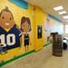 A football oriented indoor play area awaiting a soft floor on the eighth  floor.  Melanie Maxwell I AnnArbor.com